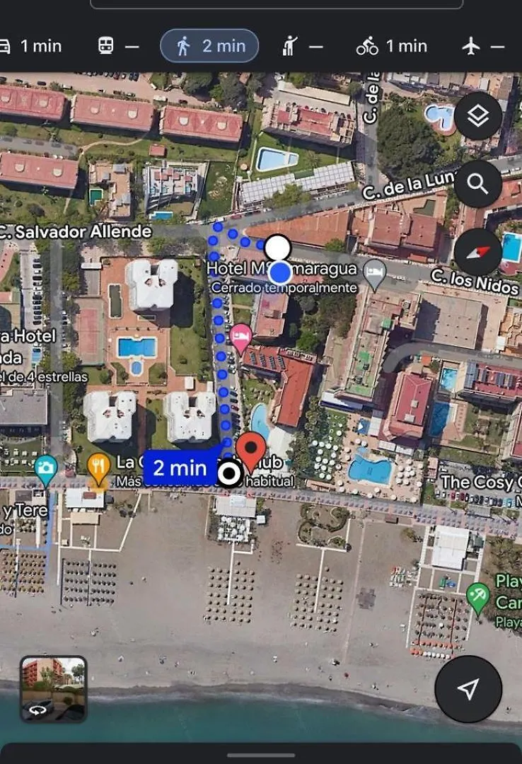 Ama611 - Terraza, Wifi, Playa La Carihuela A 100 Metros Daire Torremolinos 0*,  İspanya